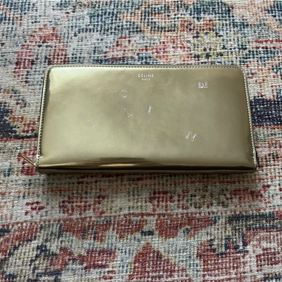 Celine RARE Zip Around Wallet - Picture 1 of 2